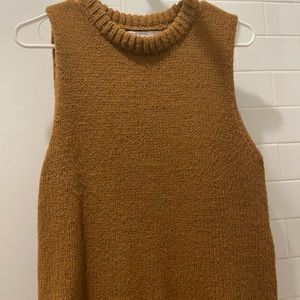 ZARA chestnut sweater vest size M